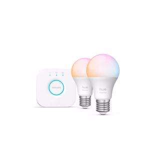 Philips Hue E WCA 806 A60 E27 2kit EU – two smart color LED bulbs, 8 W, 16 million colors, white and colored light