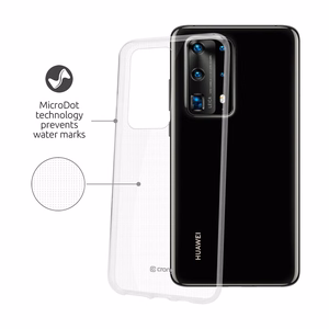 Crong Crystal Slim dėklas, skirtas Huawei P40 Pro, skaidrus