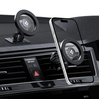 Spigen MFT13 MagSafe automobilinis laikiklis prie prietaisų skydelio arba oro angos – juodas