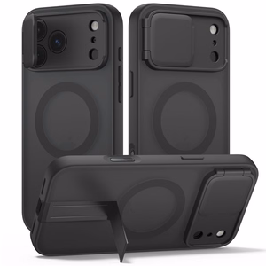 Tech-Protect Kevlar Aura MagSafe dėklas, skirtas iPhone 18 Pro / 17 Pro, matinis juodas