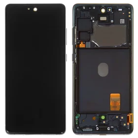 Ekranas Samsung G780 S20 FE su lietimui jautriu stikliuku ir rėmeliu originalus Cloud Navy (service pack)