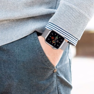 TECH-PROTECT MILANESEBAND APPLE WATCH 4 / 5 / 6 / 7 / 8 / 9 / SE / ULTRA 1 / 2 (42 / 44 / 45 / 49 MM) sidabrinis