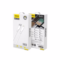 Dudao USB / Lightning 3A 1m baltas kabelis (L2L 1m baltas)