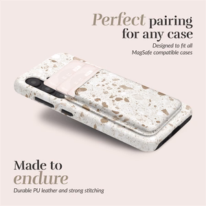 MIO Soft Terrazzo Magsafe Dėklas su kortelių laikikliu