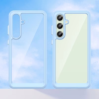 Kosmoso dėklas su gelio rėmu Samsung Galaxy S24 FE - mėlynas