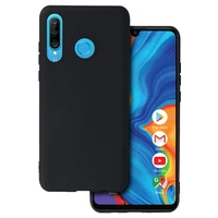 Matinis galinis dėklas telefonui HUAWEI P30 LITE juodas