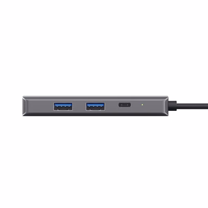 Trust Dalyx - 6-in-1 USB-C daugiafunkcis adapteris, 1000 Mbit/s (sidabrinis)