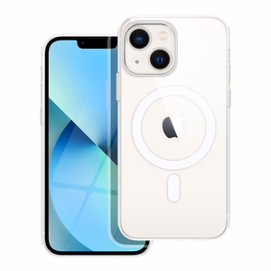 Чехол для iPhone 14 Clear Mag Cover (STR / CAMERA PROTECTION) совместимый с MagSafe прозрачный