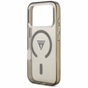 GUESS dėklas telefonui IPHONE 17 Pro su MagSafe suderintas (IML gradientas su trikampio logotipu) - khaki