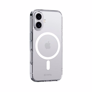 Crong Clear MAG Cover MagSafe dėklas, skirtas iPhone 16, skaidrus