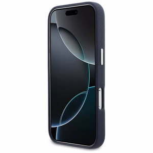 KARL LAGERFELD dėklas IPHONE 17 Pro Max, suderinamas su MagSafe KLHMP17X6PFKCLB (PU FW W/ K&C Head Pin), mėlynas