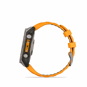 Išmanusis laikrodis Garmin Fenix 8 Sapphire oranžinis