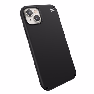 Speck Presidio2 Pro MagSafe case for iPhone 15 Plus / 14 Plus, with Microban antimicrobial protection, Black / Black / White