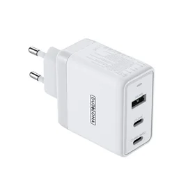 Įkroviklis DUZZONA T1 65W 2xUSB-C/USB-A baltas