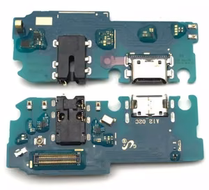 Lanksčioji jungtis Samsung A127 A12 Nacho (A12S) 2021 su įkrovimo kontaktu, mikrofonu, ausinių lizdu originali (used Grade A)