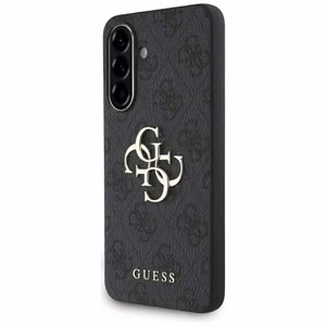 Guess Big 4G Logotipo Klasikinis Dėklas telefonui Samsung Galaxy A56 - juodas