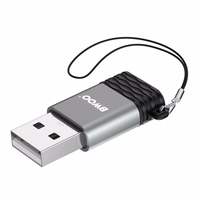 BWOO adapteris USB-C - USB pilkas OTG BZ-38