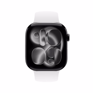 Crong Liquid Apple Watch dirželis, 44/45/46/49 mm, baltas
