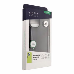 ROAR dėklas RAINBOW BUMPER IPHONE 16 Pro Max juodas