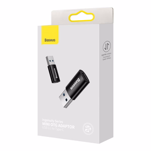 Adapteris Baseus Ingenuity Series USB-A3.1 to Type-C OTG juodas ZJJQ000101