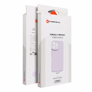 Case for iPhone 16e (SE4 2025) / 17e Forcell F-Protect Rubber Premium compatible with MagSafe mauve