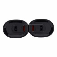 Išorinė baterija VEGER 2 x 5000 mAh su rankų šildytuvu 2,4A 2 vnt juoda ir sidabrinė