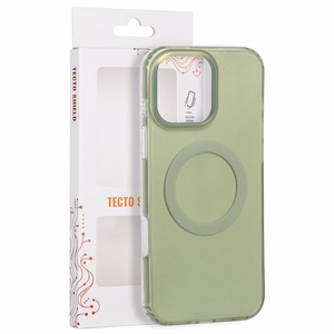 Tecto Shield Mistiq Mag dėklas, skirtas iPhone 16 Pro Max 6,9", alyvuogių spalvos