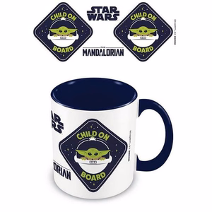 Star Wars The Mandalorian Baby Yoda keraminis puodelis dovanų dėžutėje, 300 ml