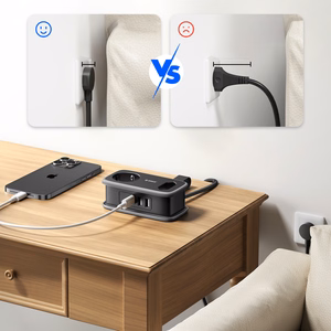 Orico AP3 65W GaN 6in1 maitinimo blokas 2x AC + 2x USB-A + 2x USB-C - juodas