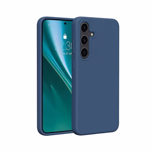 Etteri Silicone Mag case for Samsung Galaxy S25 Edge dark blue