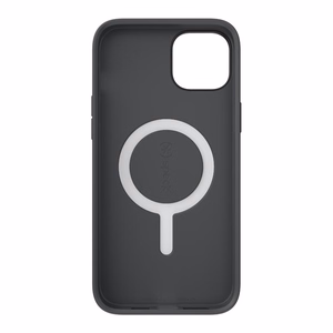 Speck CandyShell Pro + MagSafe dėklas, skirtas iPhone 14 Plus, su Microban antimikrobine apsauga, „Black / Slate Grey“ spalvų derinys
