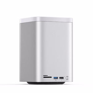 "Orico MiniTower" prijungimo stotelė su iki 56 TB talpos kietojo disko lizdais - sidabrinė