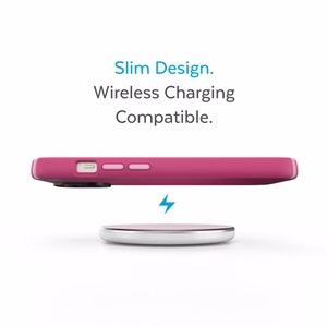 Speck Presidio2 Pro case for iPhone 15 Plus / 14 Plus, with Microban antimicrobial protection, Digital Pink / Blossom Pink / White