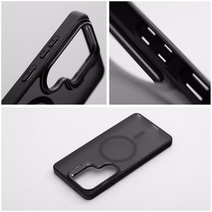 Dėklas skirtas Samsung S26 PLUS Forcell F-Protect Shadow Stand Premium suderinamas su MagSafe juodas