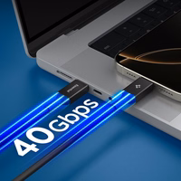 "Spigen Essential EB24012CC USB-C / USB-C 240W 120 cm ilgio kabelis - juodas