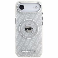 Karl Lagerfeld IML Karl Head Logo Magnetinis iPhone Air dėklas - pilkas