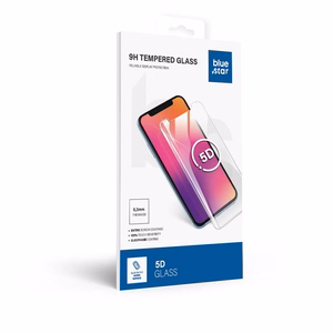 Grūdintas stiklas Xiaomi Redmi Note 15 4G / Note 15 5G Blue Star 5D juodas