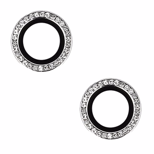 Grūdintas Stiklas Kietas Deimantas Kamerai (Lęšiui) Iphone 14/14 Plus/16e sidabrinis (lęšiai 2 vnt.)