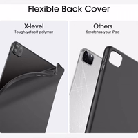 Dėklas X-Level Kite skirtas Samsung X700 / X706 (Tab S8) / T870 / T875 / T876 (Tab S7) pilkas