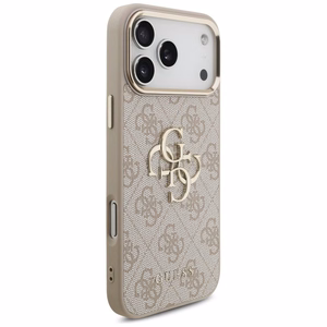 GUESS GUE005593 (PU W/ Big 4G Classic Logo) dėklas, skirtas iPhone 18 Pro Max / 17 Pro Max, spalva – rausvojo aukso