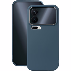 Silikoninis dėklas Xiaomi 17 Pro tamsiai mėlynas