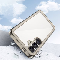 Outer Space dėklas telefonui iPhone 16e lankstus rėmo dangtelis - permatomas, juodas