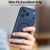 "Tech-Protect BasicMag MagSafe" dėklas "iPhone 17 Pro" - tamsiai mėlynas