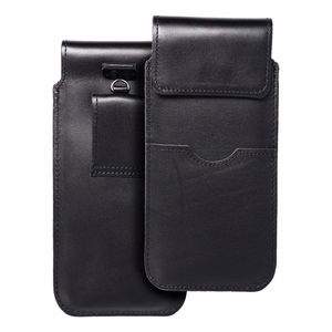 ROYAL - Odinė universali kišenė su dangteliu / juoda - Dydis 2XL+aukštas - SAMSUNG S21 ULTRA / HUAWEI P Smart 2021 / XIAOMI Redmi 12 / OPPO A98 5G