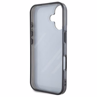 BMW Motosport IML atsitiktinės juostos iPhone 16 Plus dėklas - juodas