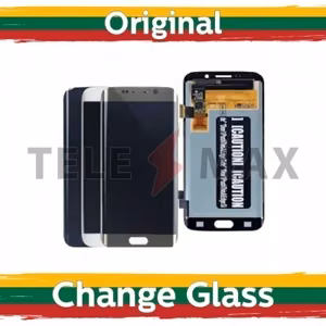 LCD дисплей для Samsung G925 S6 Edge золотой (восстановленный: Telemax)