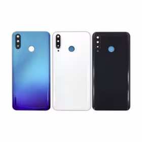 Galinis dangtelis skirtas Huawei P30 Lite / White Pearl / 48MP versija / (su kameros stikliuku) HQ