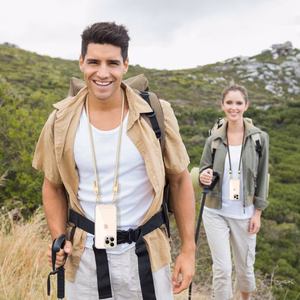 Tech-Protect FlexAir Chain MagSafe iPhone 16 dėklas - skaidrus + 2 dirželiai (juodas ir taupe)