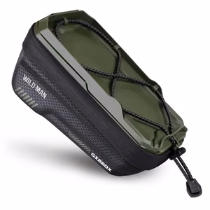 WILDMAN дорожная сумка для рамы велосипеда на молнии, 1L ( 4"- 7"), GX220X, зеленая