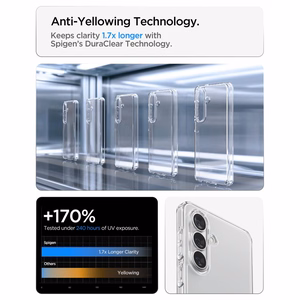 SPIGEN dėklas ULTRA HYBRID skirtas SAMSUNG S26 crystal clear